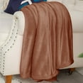 thumbnail image 3 of GustaveDesign 40 x 55 Inches Super Soft Coral Fleece Blanket, Lightweight Warm Flannel Fleece Throw Blanket for Home Decoration,Couch,Car,Travel "Coffee", 3 of 7