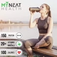 thumbnail image 2 of My Neat Health High Protein Meal Replacement Shake - Diet Shake Powder, HIGH Protein, LOW Calories, LOW Fat, Essential Vitamins and Minerals, Kosher (Dark Chocolate), 2 of 4