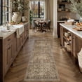 thumbnail image 2 of PureCozy 2'x6' Runner Rugs for Hallway Entrance Bedroom Entryway Kitchen Non Slip Oriental Traditional Vintage Brown Washable Runner Rugs, Brown, 2 of 5