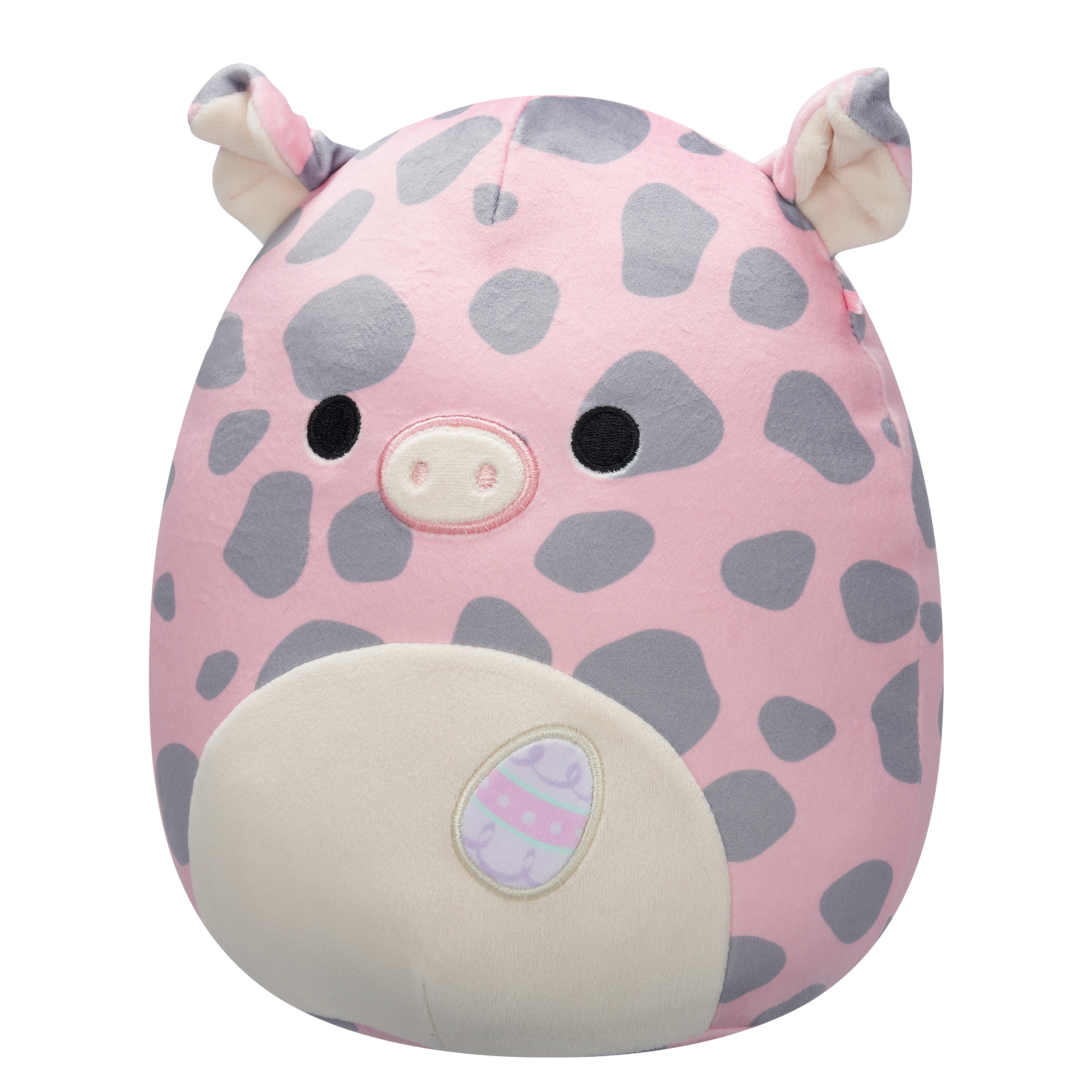 Squishmallows 8” Aquitaine the Pink Pig with Grey Spots - Ultra Soft Easter Plush Toy