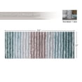 thumbnail image 3 of Bathroom Runner Rugs, Extra Soft Absorbent Bath Rugs, Non-Slip, Quick Drying, Machine Washable, Plush Comfort for Bathroom Floor, Tub, Shower and Home Decor Accessories, 21x54, Turquoise, 3 of 9