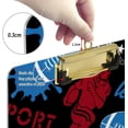 thumbnail image 4 of Coolnut Baseball Clipboard A4 Standard Size Decorative Clipboard with Low Profile Metal Clip for Students Men Women Classroom and Office Gifts, 4 of 7