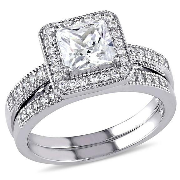 Everly Women's Cubic Zirconia Sterling Silver Bridal Set