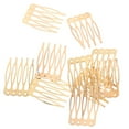 thumbnail image 2 of Peine para el cabello, adorno para el cabello en blanco, joyería para el cabello DIY para mujeres, accesorios para el cabello de metal, 10 27 cm, 2 of 9