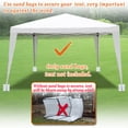 thumbnail image 5 of Strong Camel Weights Bag, Leg Weight for Pop up Canopy Tent Sand Bag 4 Pack Weighted Feet Bag (White), 5 of 10