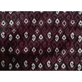 thumbnail image 4 of oneOone Tissu Popeline de Coton Imprimé Ikat Ogee & Paisley au Mètre 56 Pouces de Large, 4 of 4