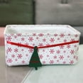 thumbnail image 6 of Wadada Christmas Storage Bin Collapsible Large Christmas Storage Baskets for Gifts Empty Candy Holiday Decor Canvas Laundry Basket Foldable Storage Box for Office Home Bedroom Clothes, 6 of 6