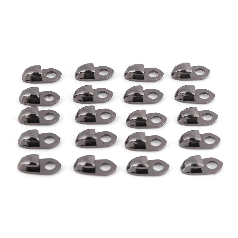 YLSHRF Boot Lace Hooks 20pcs/set Boot Hooks Lace Fittings With Rivets