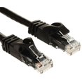 thumbnail image 1 of 3 ft. Black Cat6 Clear Boot Patch Cord, 1 of 1