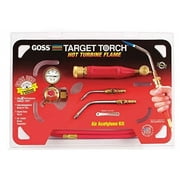 Goss KX-4B Soldering Brazing Torch Kit for B Acetylene Tanks with GA-5 and GA-14 Target Tips and Hot Turbine Flame
