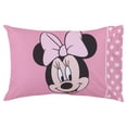 thumbnail image 6 of Disney 4-Piece Minnie Mouse Blushing Minnie Toddler Blanket and Bedding Set, 6 of 7