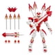 thumbnail image 1 of Figura de acción LUMRRSK T13 Mecha Samurai Robot con espada de 15 cm, 1 of 9
