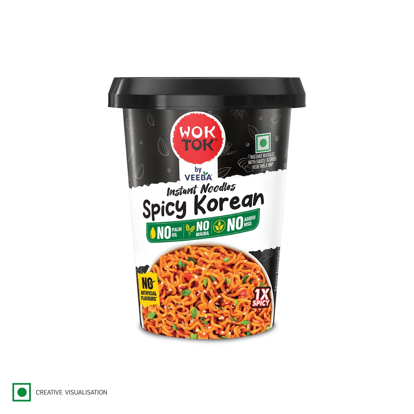 VEEBA SPICY KOREAN Instant Cup Noodles