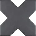 thumbnail image 4 of Siena 5.35 in. x 5.35 in. Matte Gray Ceramic Cross-Shaped Wall and Floor Tile (5.37 sq. ft./case) (27-pack), 4 of 4