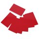 thumbnail image 1 of 2uds. Tarjetas coloridas de negocios de metal, aleación de aluminio para tarjetas de bricolaje, color rojo, 50 unidades, 1 of 5