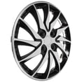 thumbnail image 3 of Miangastore Wheel Steel Cover for Car Silver Black 1Set 14 Inch, 3 of 9
