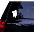 thumbnail image 1 of Maltese Dog Decal Sticker - Cute White Maltese Puppy Dog Car Decal, Laptop Decal, Car Window Wall Sticker (6"), 1 of 1
