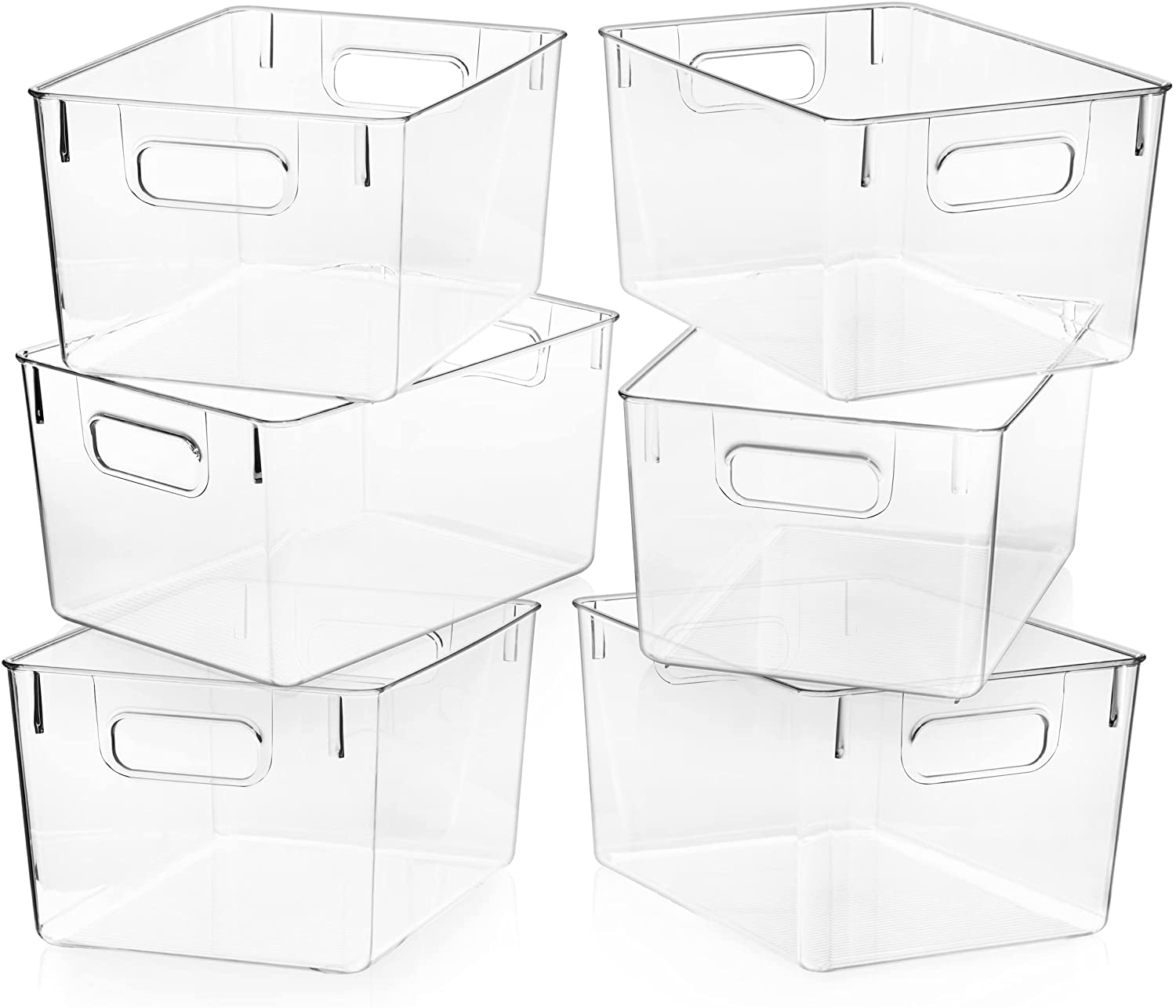 Plastic Storage Bins Perfect Kitchen Organization or Pantry Storage