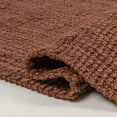 thumbnail image 4 of JONATHAN Y NATURAL FIBER 2 x 8 Runner Rug, Pata Hand Woven Chunky Jute - Terracotta, NRF102F-28, 4 of 8