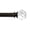 Oil Rubbed Bronze, variant on 1" Single Curtain Rod Set with Faceted Crystal Sphere Finial