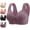 10# Purple, variant on Bras for Older Women Front Closure No Underwire Plus Size Push Up Bra Comfy Supportive Everyday Bras for Senior Pink 38