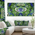 thumbnail image 1 of Green Magical Fairy Pattern - Floral Canvas Art Print, 1 of 3