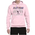 thumbnail image 3 of Wild Bobby, Autism Is Not A Disablity It's A Different Abilty | Autism Awareness Dabbing Skeleton Inspirational Christian Unisex Graphic Hoodie Sweatshirt, Light Pink, X-Large, 3 of 5