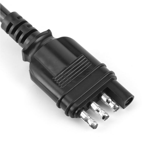 Flat Connector, 3ft 4 Pin Flexible Stable Trailer Connector for Trailer Accessory