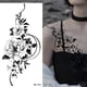 thumbnail image 1 of Tatuajes temporales para hombres, mujeres y adultos. Tatuajes abstractos con rosas., 1 of 2