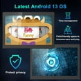 thumbnail image 3 of 10.1" Android 13 Tablet with Stylus Pen, 3GB RAM 64GB Expandable Storage Tablet, Quad-Core CPU, 5000mAh Battery, IPS HD Display Tablet, 3 of 5