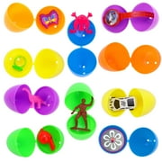 60pcs easter eggs with toys inside Colorful Prefilled easter toys