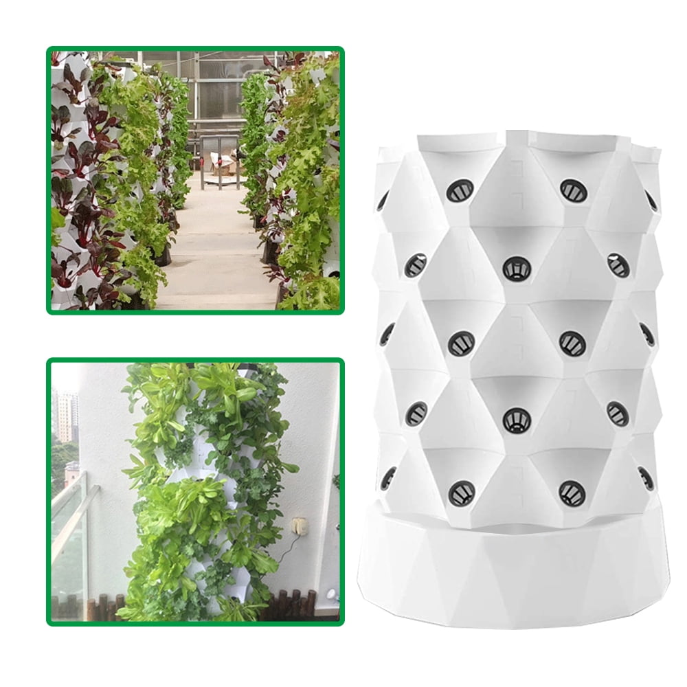 ZXMT Hydroponics Tower Growing System Indoor Outdoor Herb Garden