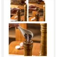 thumbnail image 3 of Ceramic Grinding Mechanism Salt Mill, Non-Corrosive Ceramic with Easy To Use for Solid Wood Oak Grinder, Refillable Salt Mill Adjustable Coarseness for Freshness Keeper, 3 of 4