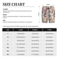 thumbnail image 3 of Kdxio Roses Mixed Zebra Print Mens Shorts, Breathable Lounge Sleepwear Set with Elastic Waistband and Pockets-Small, 3 of 6
