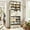 White Oak, variant on Homieasy 10-Tier Shoe Cabinet with 2 Drawers, 65cm Width Freestanding Closet Organizer with Adjustable Storage Shelves & Side Hooks –for Entryway, Bedroom, Living Room,White