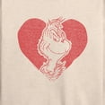 thumbnail image 3 of The Grinch - Grinch Heart - Women's Lightweight French Terry Long Sleeve Shirt, 3 of 5