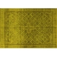 thumbnail image 1 of Ahgly Company Machine Washable Indoor Rectangle Persian Yellow Traditional Area Rugs, 3' x 5', 1 of 4