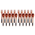 thumbnail image 1 of Juego de cucharas y tenedores de madera, juego de utensilios de madera de estilo japonés para comer, juego de cubiertos de madera reutilizables (cordones negros, 20 piezas), 1 of 7