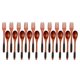thumbnail image 1 of Juego de cucharas y tenedores de madera, juego de utensilios de madera de estilo japonés para comer, juego de cubiertos de madera reutilizables (cordones negros, 20 piezas), 1 of 5
