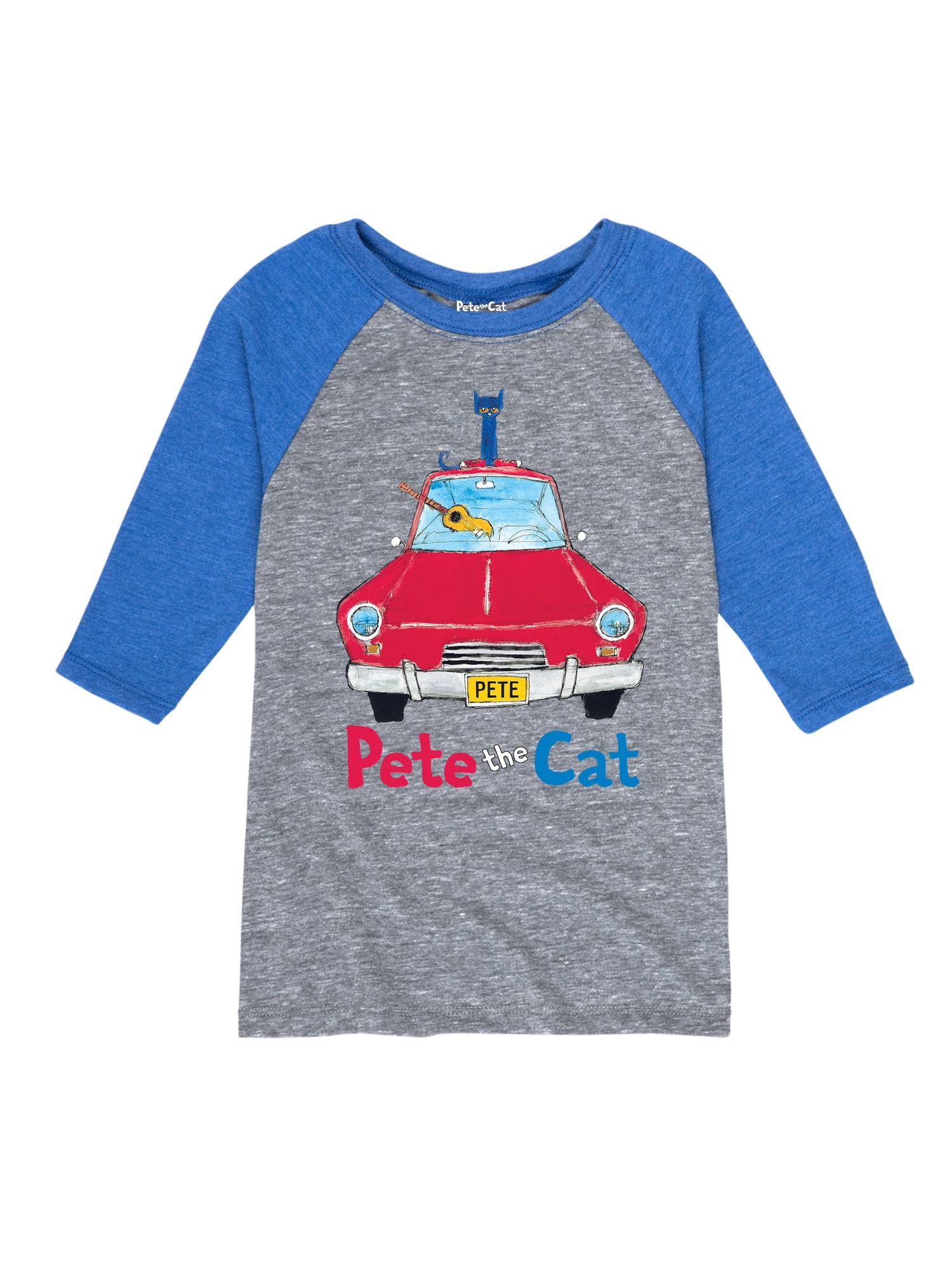 Pete The Cat Shirt Comfort Infant Girl Flounced T Shirts Tee Shirts for 2-6T Kids Girls