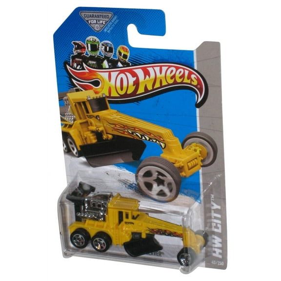 Hot Wheels HW City (2012) Yellow Street Cleaver Toy Car 49/250
