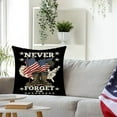 thumbnail image 4 of Xihbxyly Funda de Cojín con La Bandera Estadounidense, Diseño Decorativo con Estampado a Doble Cara, Elegante Diseño con Cremallera Oculta, Poliéster Suave y Cómodo, Ideal para Usar En El Sofá Cama,, 4 of 6