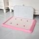 thumbnail image 3 of Bandeja de arena para mascotas, inodoro para perros con valla, bandeja de arena, soporte para almohadillas de entrenamiento, Rosado, 3 of 7