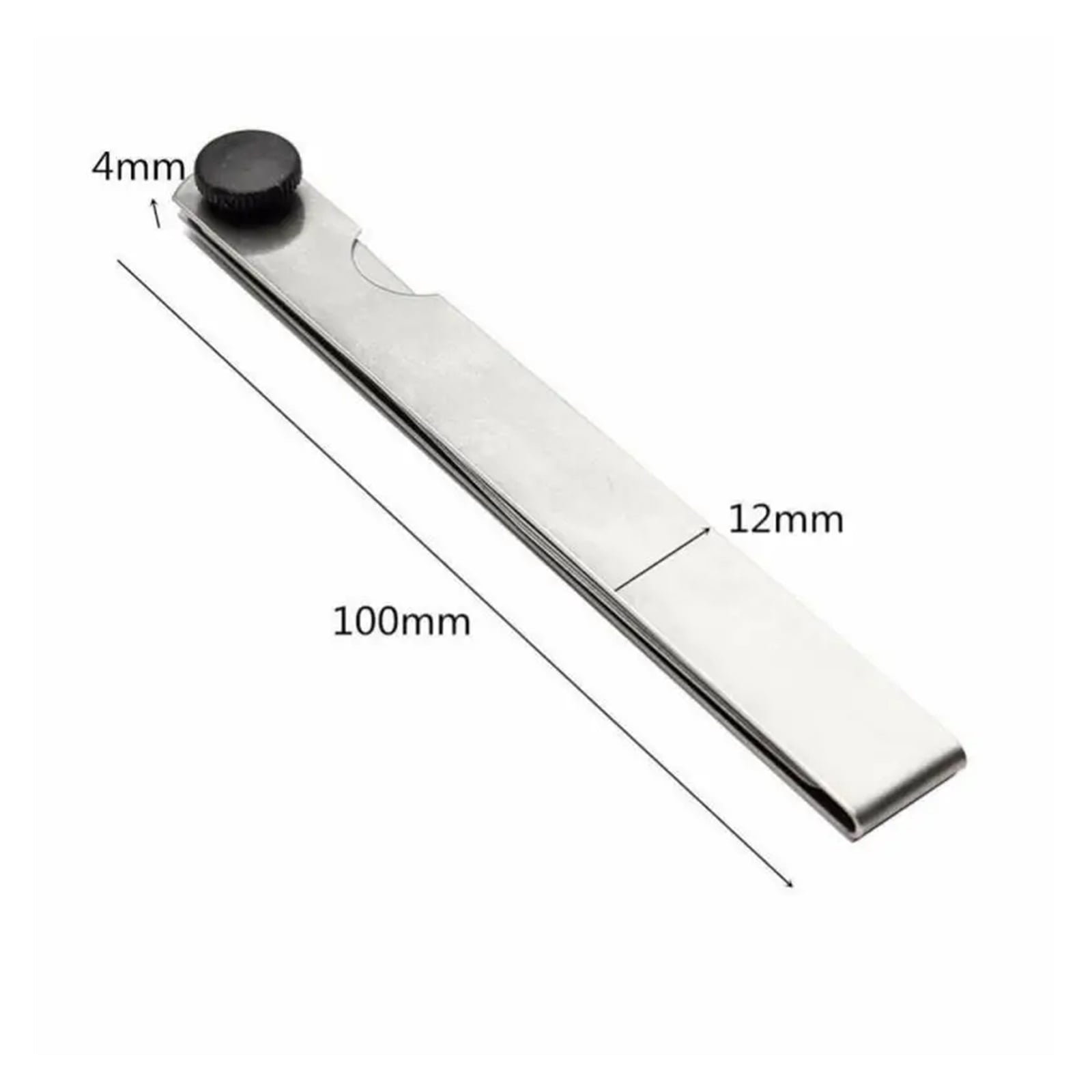17 Blades Feeler Gauge Thickness Gauges Measurment Tool Gap Wedge for Engine Valve Adjustment 0.02-1mm Percision Measuring Tools ,Corrosion-Resistant
