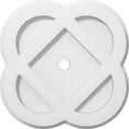 thumbnail image 1 of Ekena Millwork CMP12CE-01000 12 in. OD x 1 in. ID Square Charlotte Architectural Grade PVC Contemporary Ceiling Medallion, 1 of 1