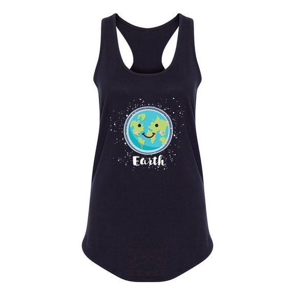 Earth Face Icon Tank Women -Image by Shutterstock, Female XX-Large