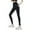 Black, variant on High Waist Workout Leggings with Secure Pockets Non See Through Squat Proof Yoga Pants for Fitness Running and Daily Comfort