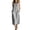 A Gray, variant on Women's Dresses Tank Sundress 2026 Women's Casual Crew-Neck Multi-Color Pocket Sleeveless Dress Yellow L
