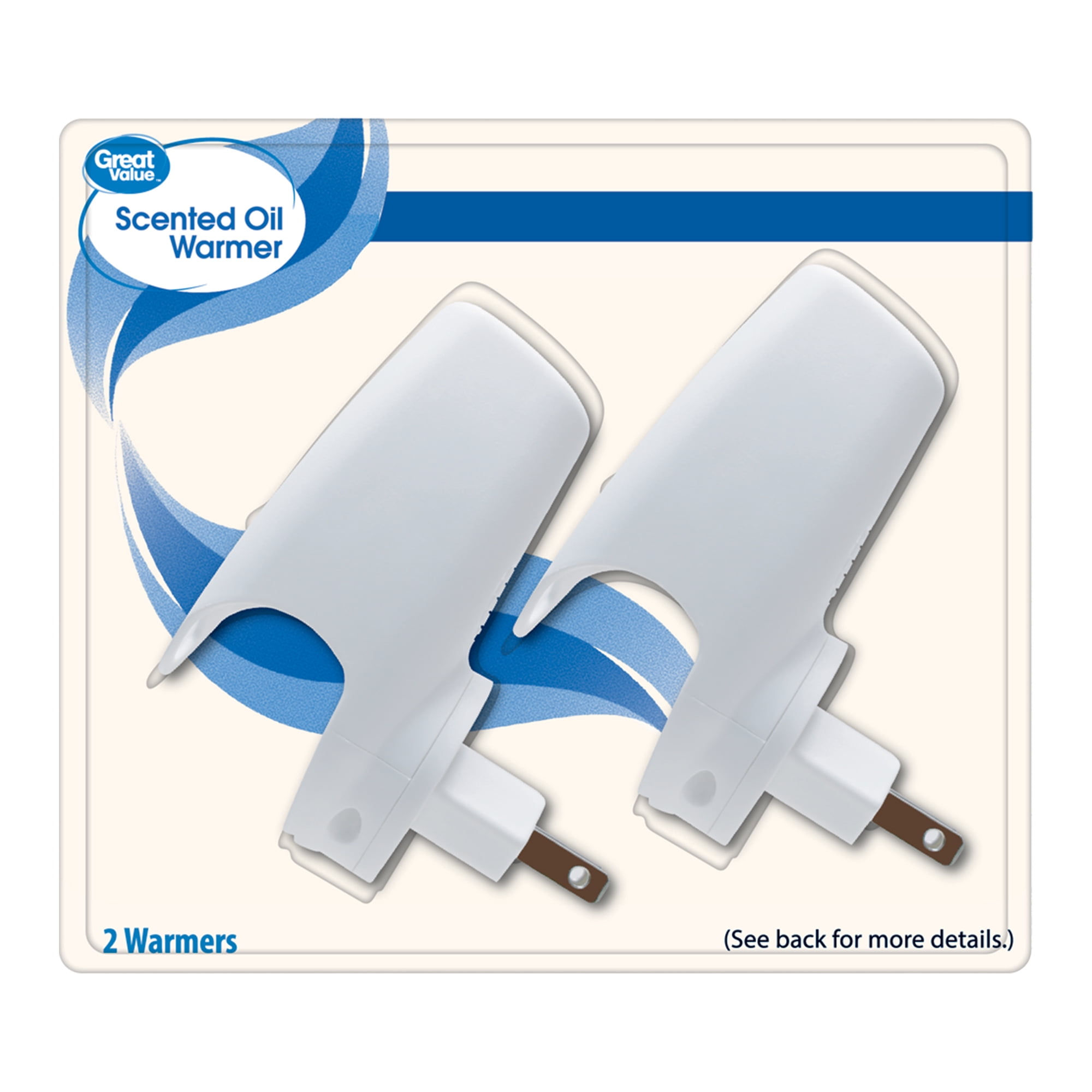 (3 pack) Great Value Scented Oil Plug-in Warmers, 2 Count (Fragrance Not Included)