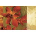 thumbnail image 2 of Jensen, Asia 18x13 White Modern Wood Framed Museum Art Print Titled - Crimson Garden, 2 of 4